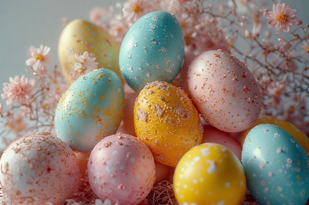 Pastel Eggs Easter Bunny image, a Holiday Photo by ComfortQ