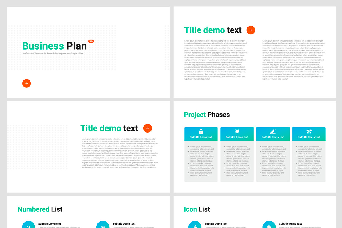Business Plan 3.0 PowerPoint, a Presentation Template by HiSlide.io