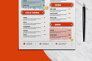 Food Menu Design Template, a Stationery Template by MightyDesign (Thumbnail 5 of 8)