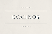 Evalinor – A Modern Serif Font, a Serif Font by Only Fonts (Thumbnail 1 of 11)