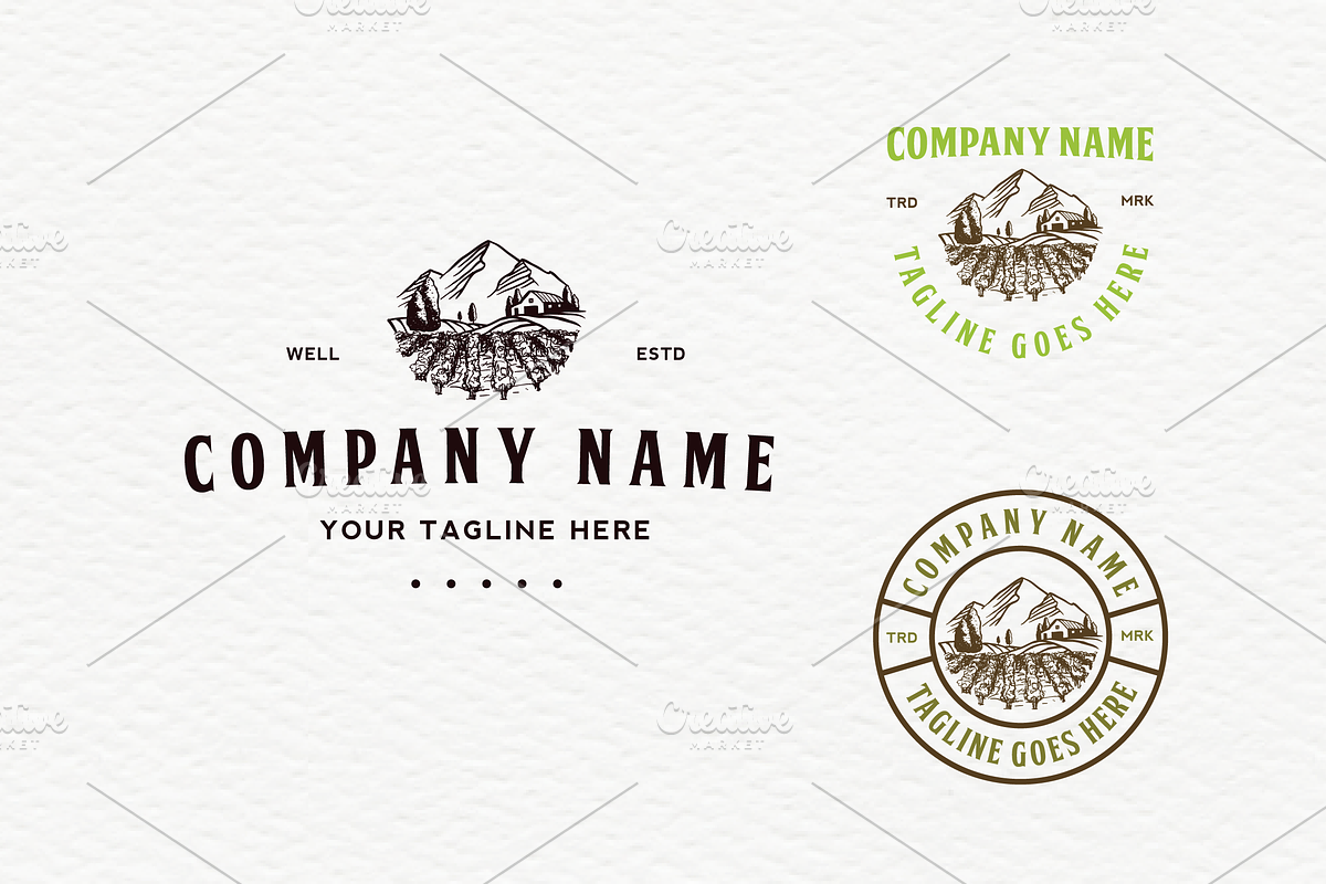 Wine Field, a Branding & Logo Template by lineandcircle (Photo 1 of 5)