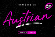 Austrian, a Script Font by Lucky Type (Thumbnail 1 of 12)