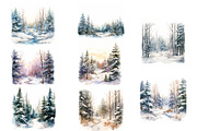 Watercolor forest animals clipart, an Object Graphic by KomtsyanTatyanaArt (Thumbnail 2 of 10)