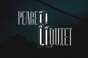 Isolation Noir - Modern/Vintage, a Font by Badspark (Thumbnail 3 of 3)