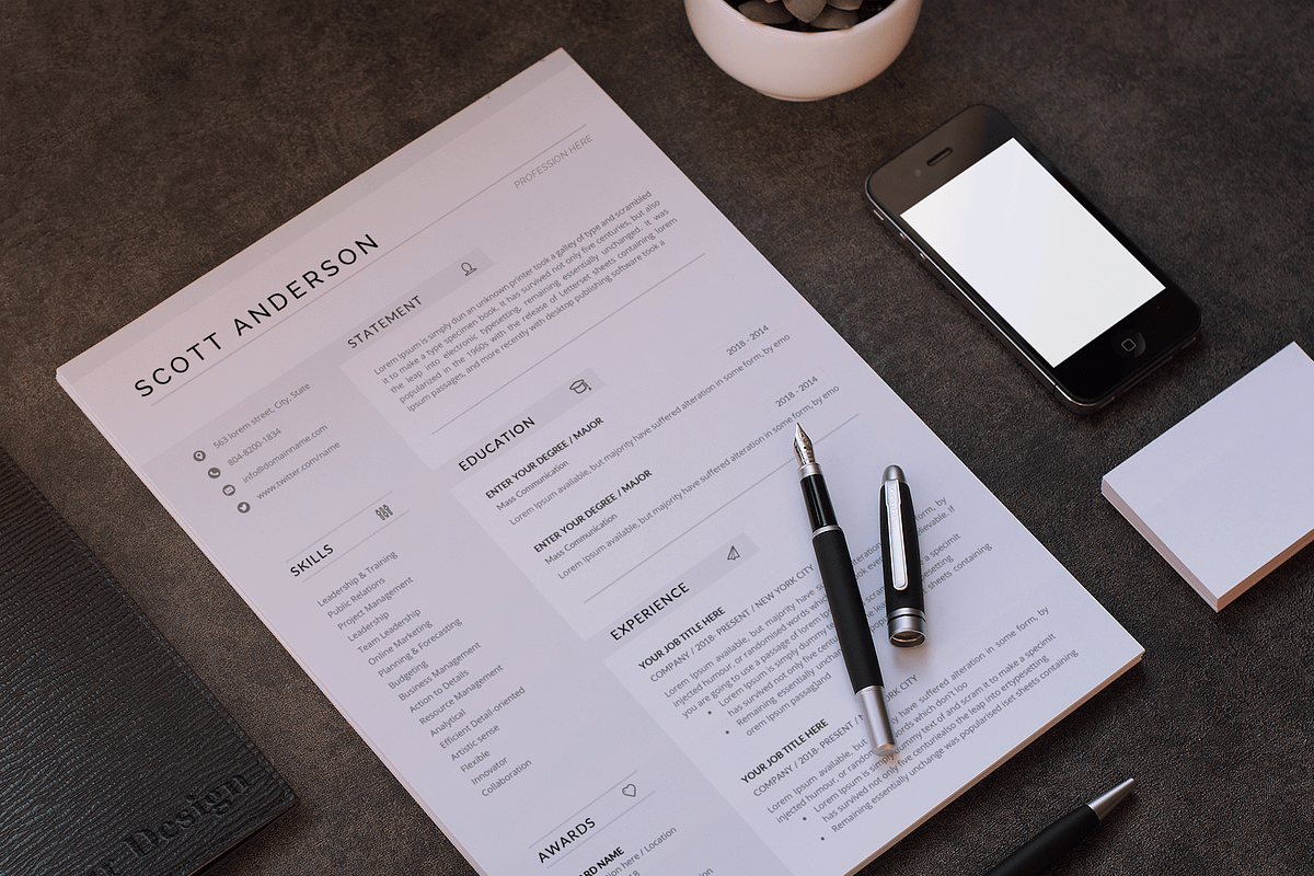 Resume / CV, a Resume Template by paulresume (Photo 5 of 5)