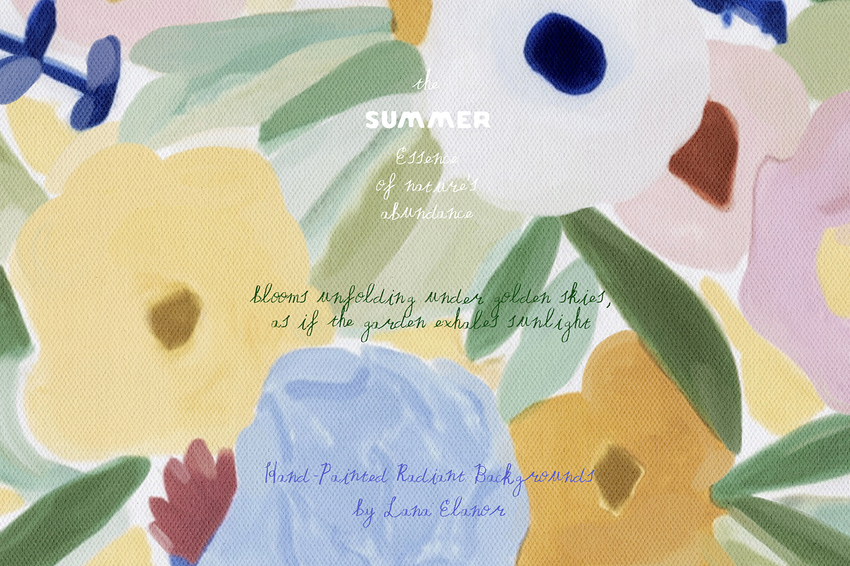 Hand-Painted Summer Backgrounds, a Background Graphic by Lana Elanor (Photo 13 of 15)