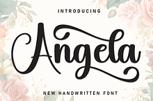 Angela | Script Font
