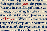 Mainz manuscript 2 fonts set, a Blackletter Font by kaer_shop (Thumbnail 9 of 14)