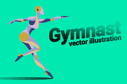 Vector Gymnast smooth shapes