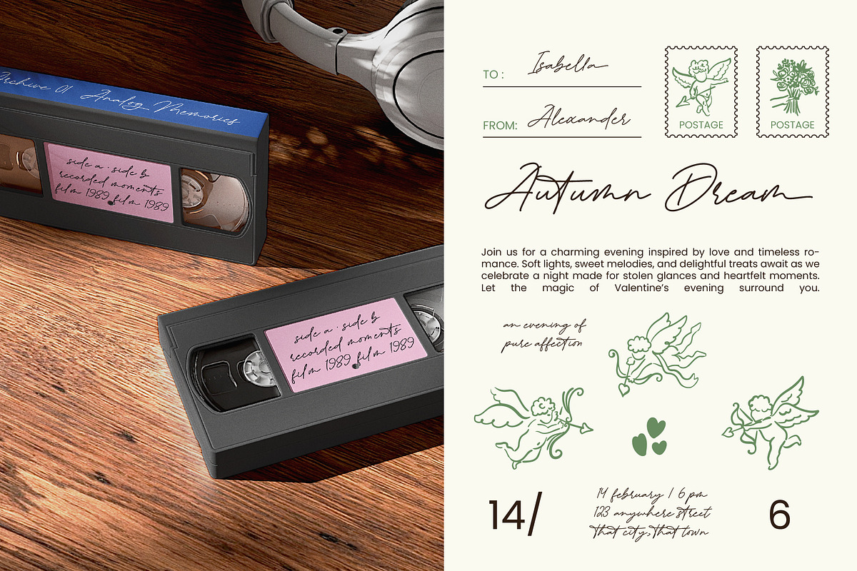 Harloste Monoline Signature Font, a Script Font by Letterena Studios Script (Photo 9 of 10)