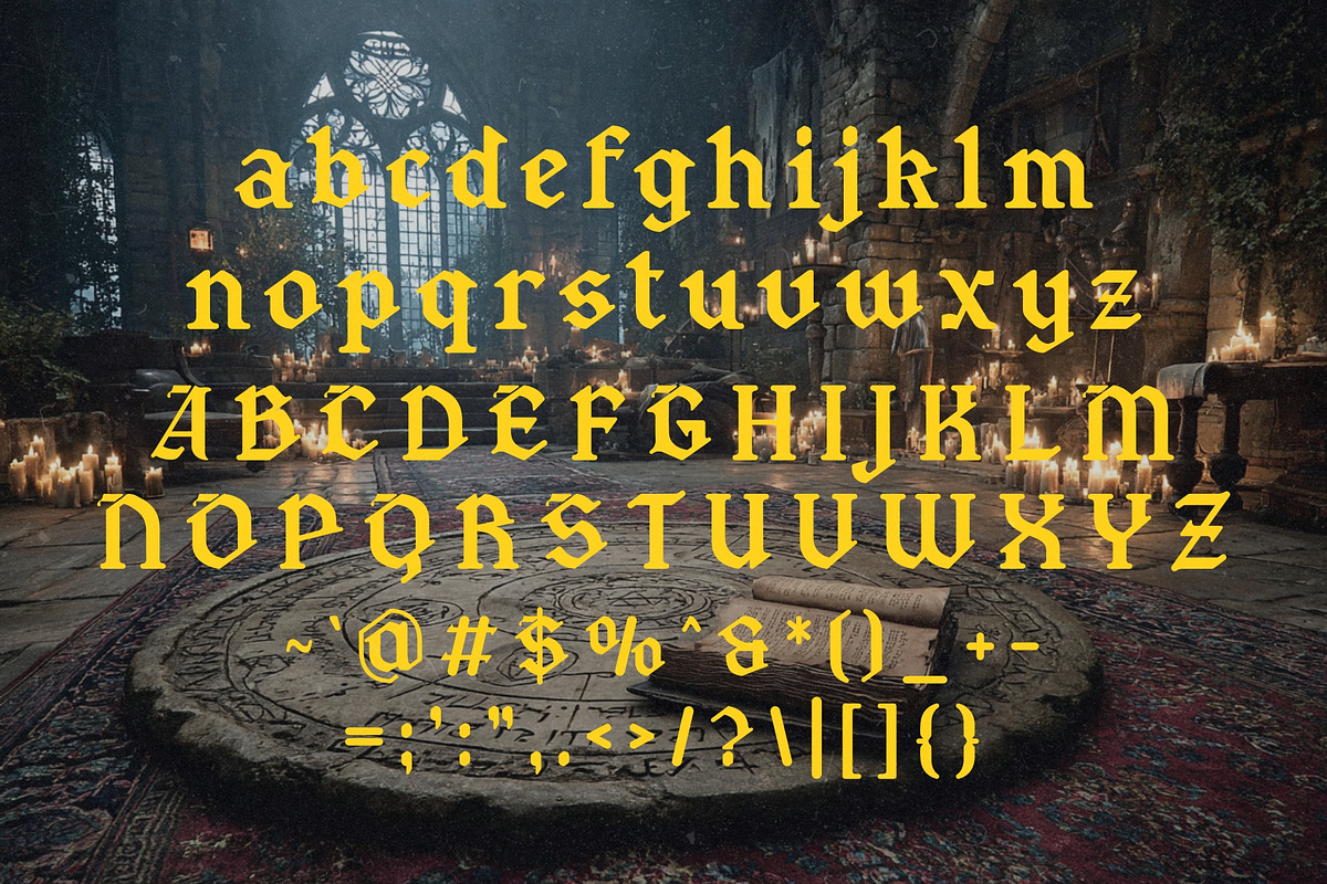 Black Vesper - Blackletter Typeface, a Blackletter Font by HipFonts (Photo 5 of 11)