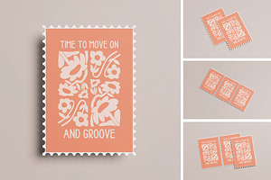 Postage Stamp Mockup
