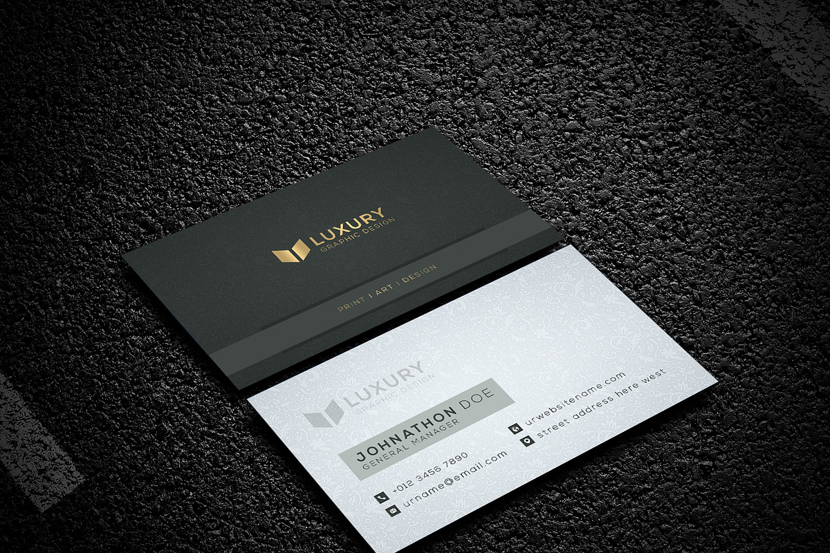 Royal Business Card, a Business Card Template by Creative_Arts (Photo 2 of 3)