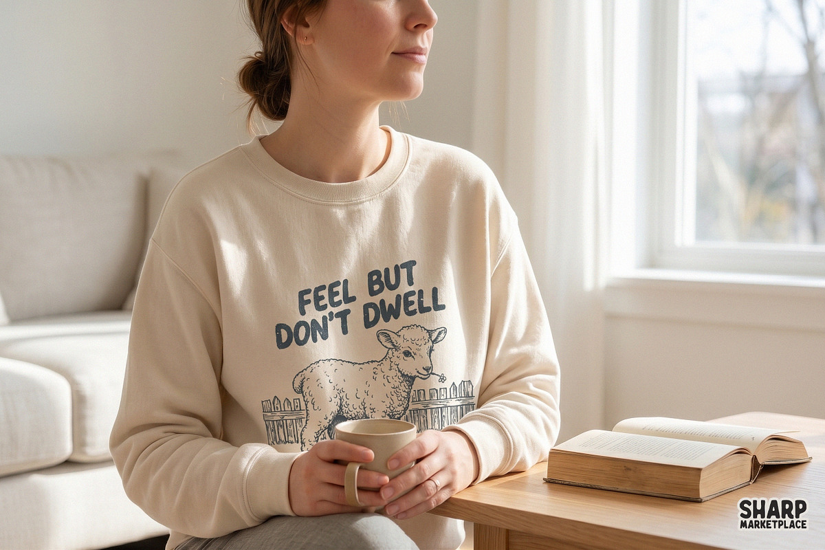 Feel But Don't Dwell Lamb PNG, an Object Graphic by SharpMarketplace (Photo 5 of 6)
