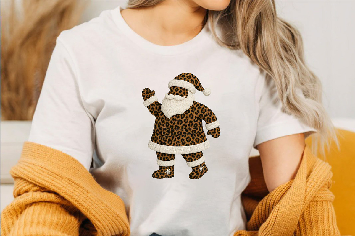Christmas Leopard Santa Hat Clipart, an Illustration by SVGArt (Photo 2 of 8)
