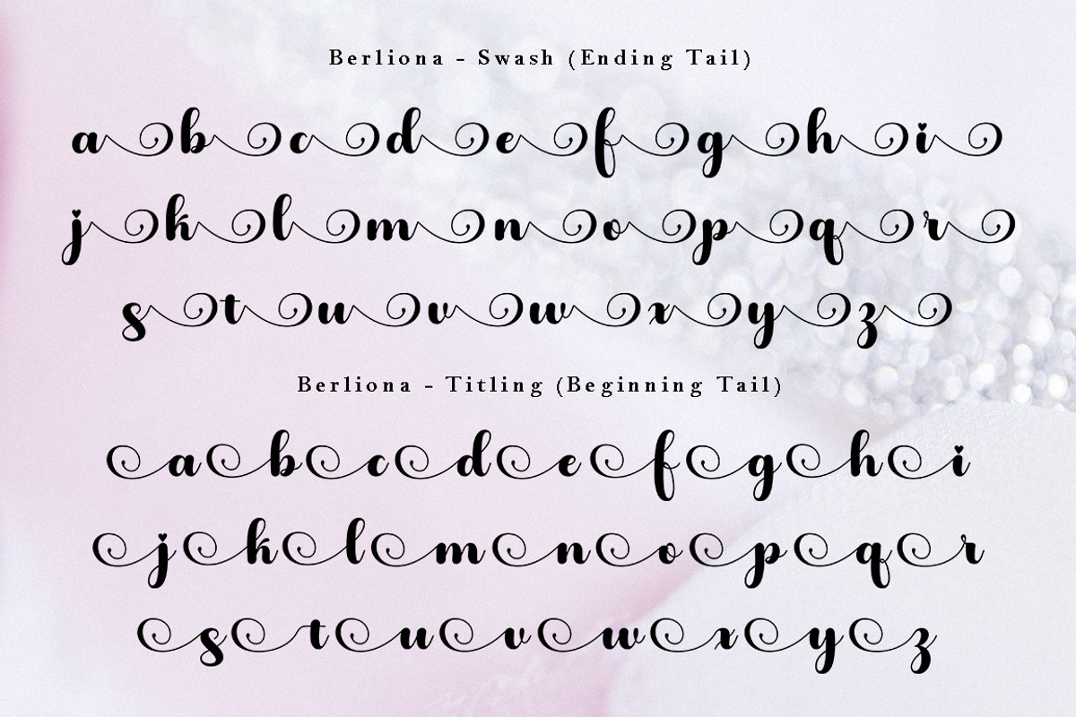 Berliona, a Script Font by TM Type (Photo 8 of 10)