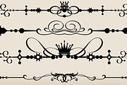 Set Vintage Elements, an Outline Icon by kio (Thumbnail 3 of 4)