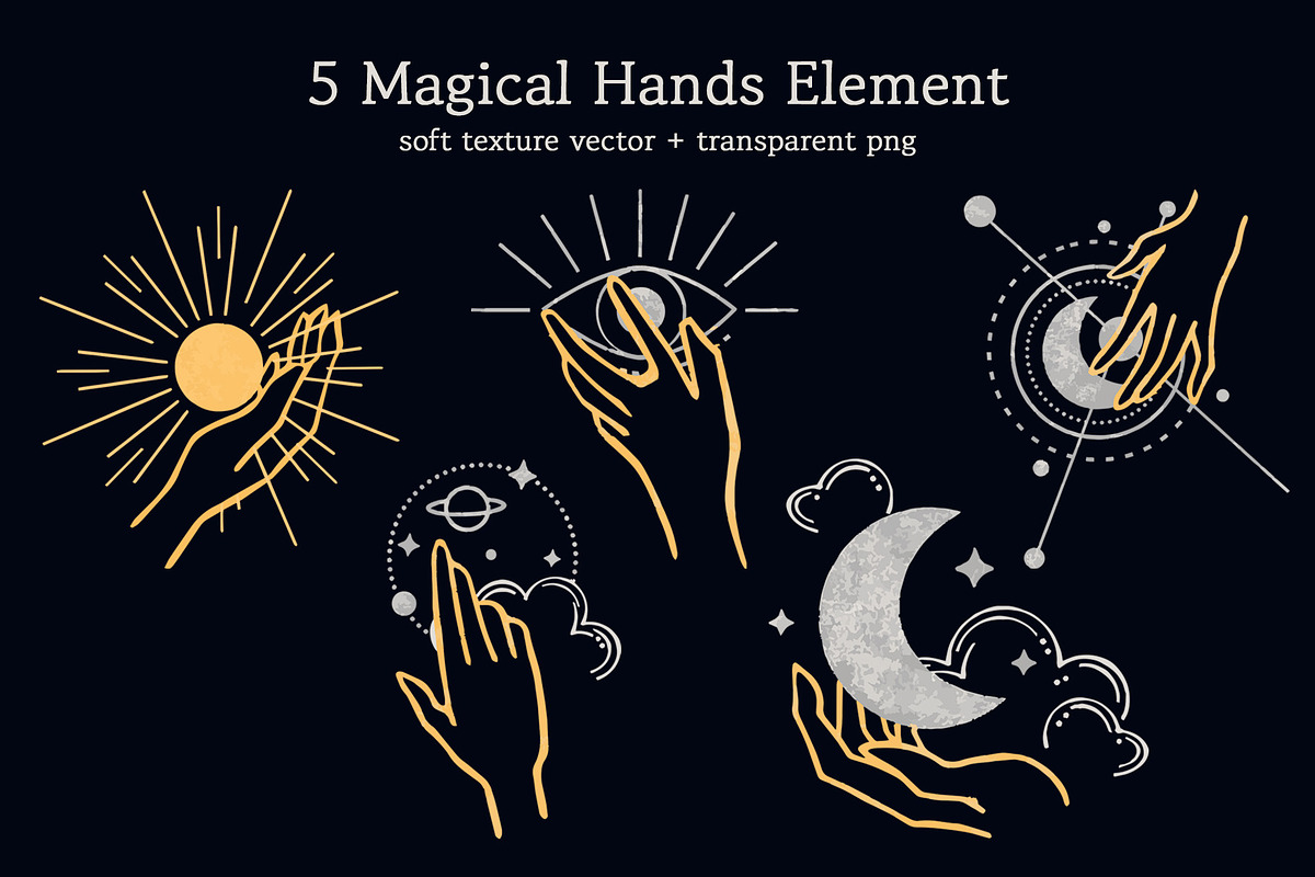 Stardust Celestial Illustration Set, a Texture Illustration by Dawnside Graphic (Photo 4 of 12)