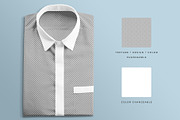 Top-view Male Folded Shirt Mockup, a Shirt Mockup by Designertale (Thumbnail 5 of 8)