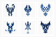 Tona Co. Totemic Cyanotype Inkblots, an Animal Illustration by milatovar (Thumbnail 3 of 19)