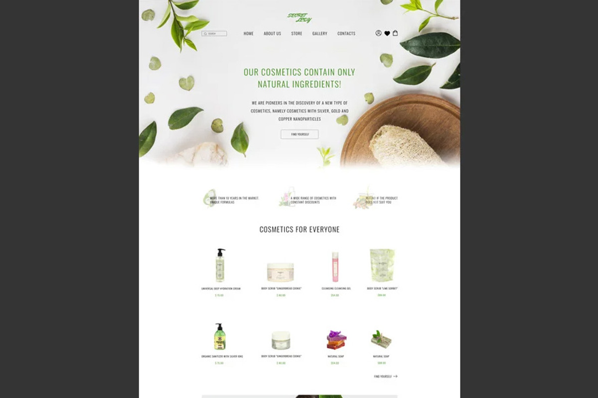 Beautikind - E-commerce HTML5 Websit, a HTML Template by NetGon_Tech's Shop (Photo 3 of 6)