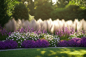 Beautiful garden blooms in sunlight, a Photo by Beautiful things