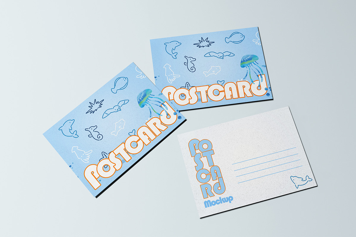 Postcard / Greeting Card Mockups, a Mockup by Defa Visual (Photo 9 of 13)
