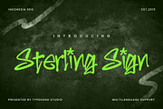 Sterling Sign – Urban Graffiti, a Font by Typehand Studio (Thumbnail 1 of 10)