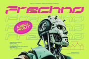 Frechno Bold Futuristic Display Font, a Sans Serif Font by Jaruka (Thumbnail 1 of 10)