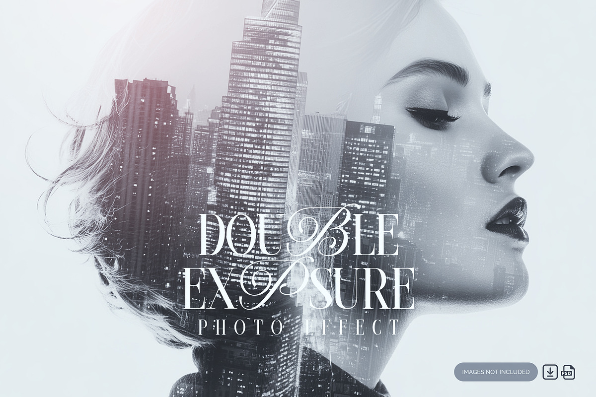 Double Exposure Photo Effect PSD, a Layer Style Add-On by iHemalaya (Photo 1 of 3)