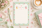Cute Stationery Paper, a Background Graphic by by creative paper (Thumbnail 11 of 14)