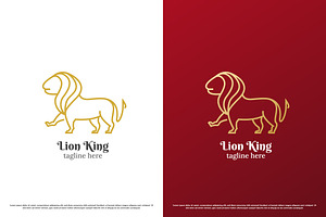 Luxury Lion Animal Logo Design Icon, a Branding & Logo Template by Morvana Crew