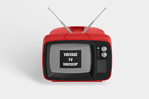 Vintage Tv Mockup Tv, Tv Mockup