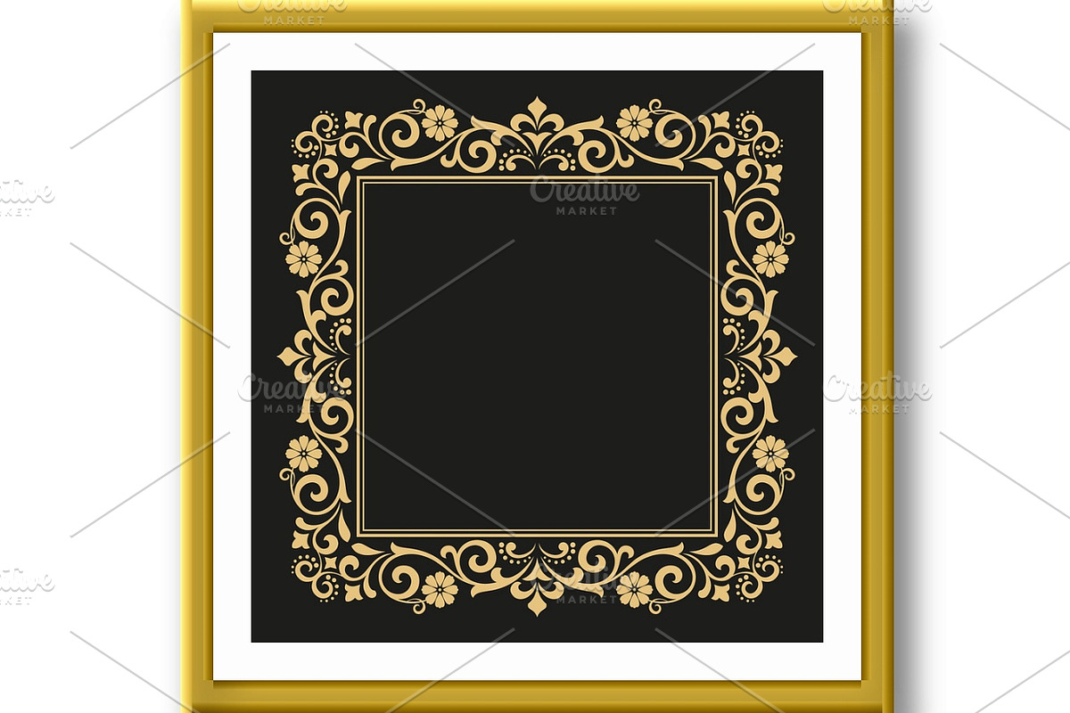 Decorative line art frames for, a Decorative Illustration by RODINA (Photo 2 of 3)
