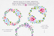 Watercolour Leaves and Floral Kit, a Texture Illustration by Maria Zebroff (Thumbnail 5 of 11)