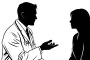 doctor and nurse silhouettes, an Illustration by Amazin_art (Thumbnail 16 of 31)