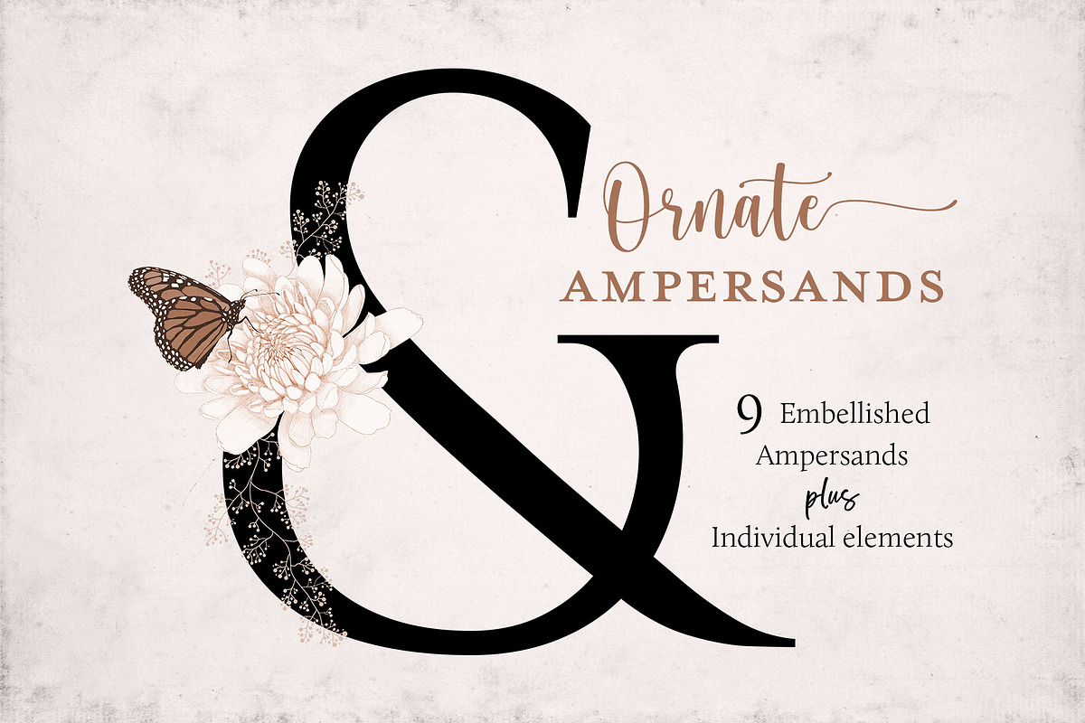 Ornate Ampersands, a Decorative Illustration by Maggie Stilwell Design (Photo 1 of 13)