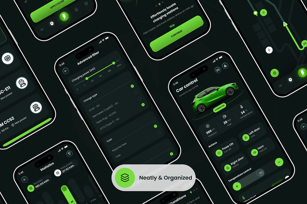 EVAR - Charging Station UI Kit, an UI Kit Template by Timber Store (Photo 4 of 6)