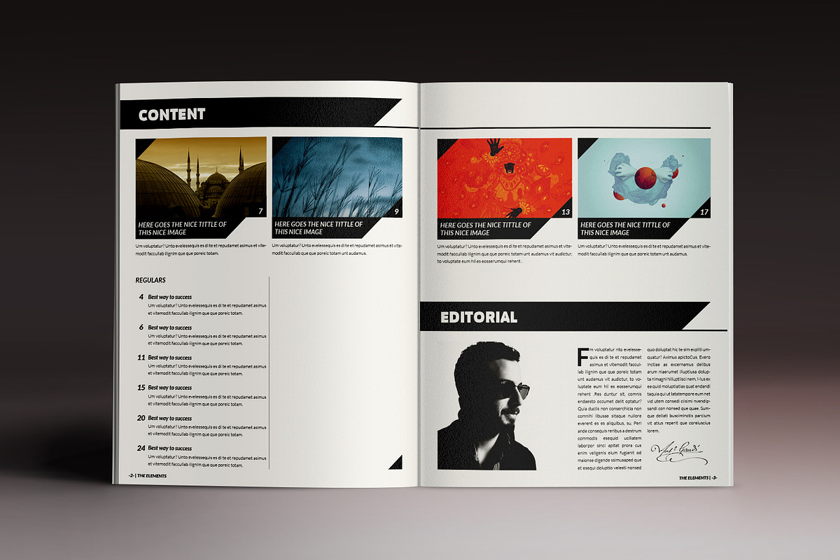 The Magazinia Indesign Template, a Magazine Template by Luuqas Design (Photo 2 of 12)