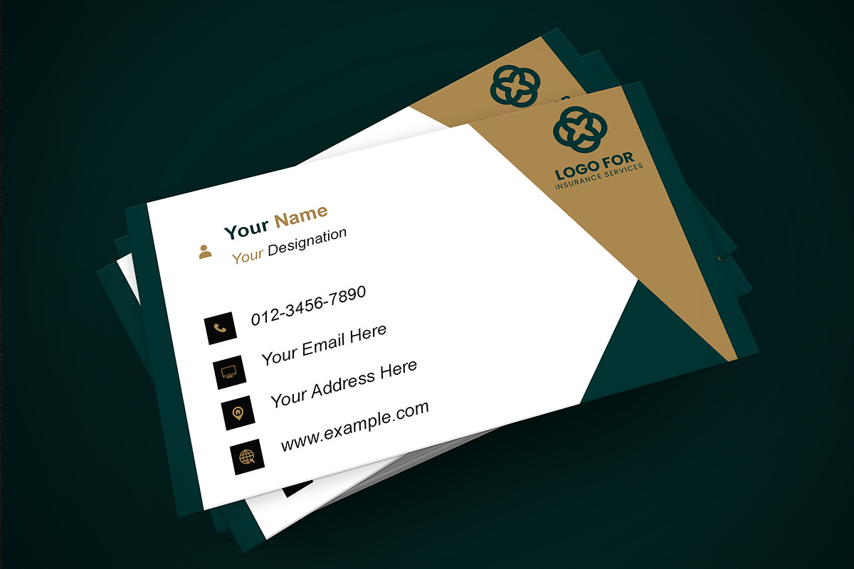Modern Professional Business Card PSD preview 5