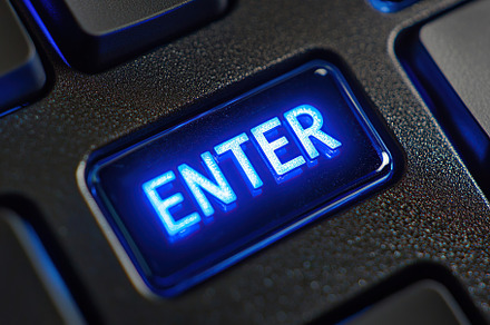 Enter button on computer keyboard, a Technology Photo by AlyaAnd