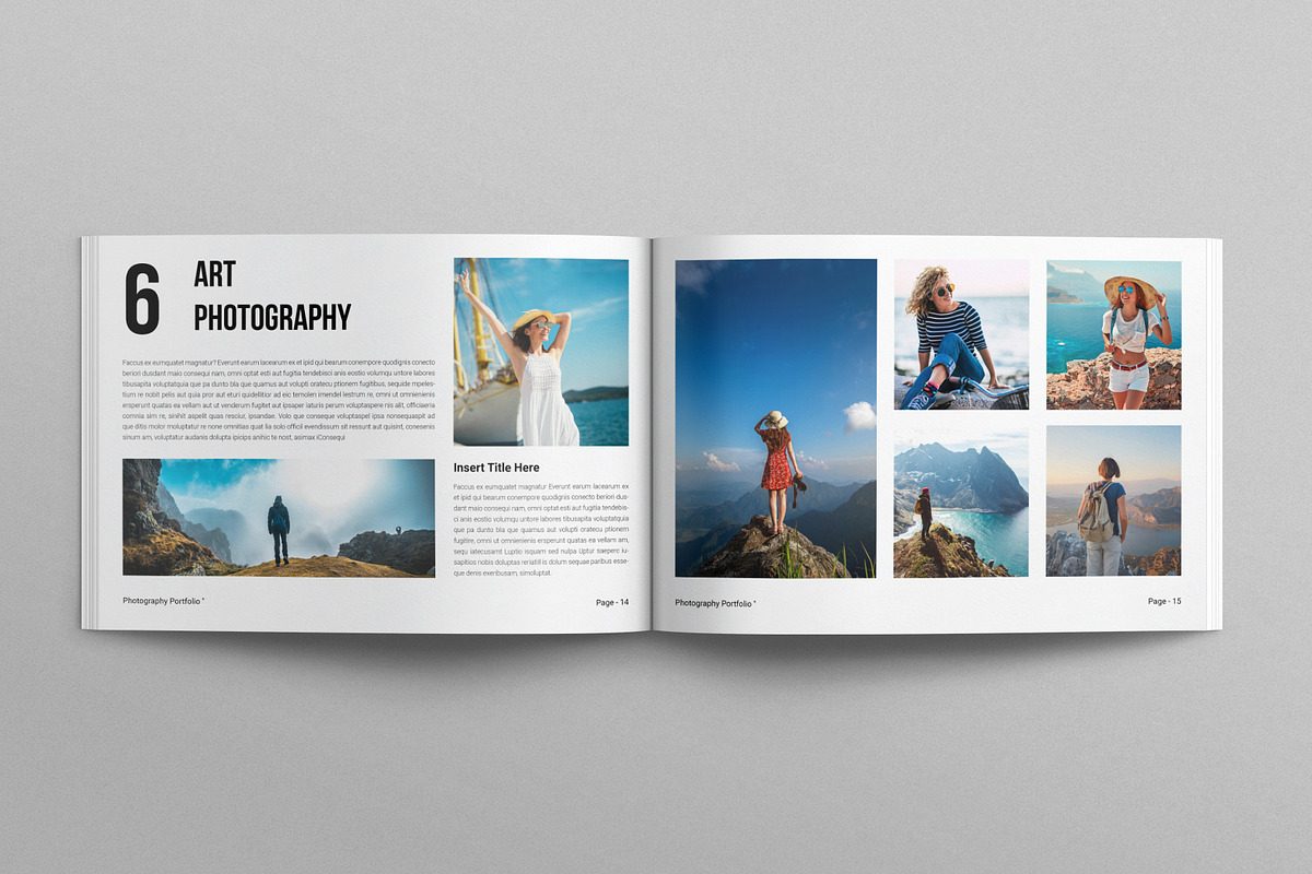 Photography Portfolio Landscape, a Brochure Template by E-Type (Photo 6 of 7)