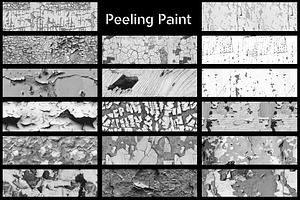 100 Peeling Wall Texture Brushes