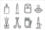 Bundles Set Floral Wedding Icons, an Outline Icon by adenpinkstore (Thumbnail 26 of 44)