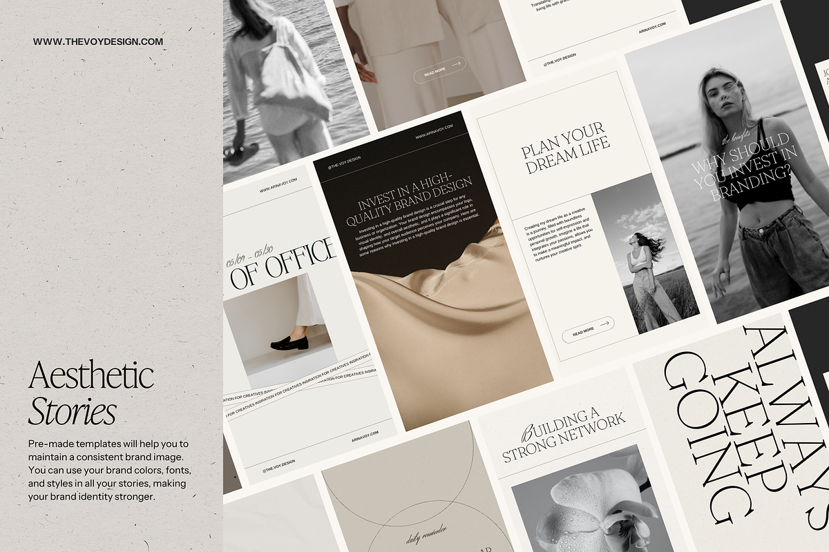 Vanilla Instagram Canva Templates, a Social Media Template by The Voy Design (Photo 7 of 10)