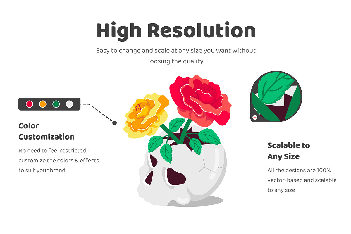 Rose Cartoon Stickers, an Emoji Icon by Vectors Market (Photo 3 of 6)