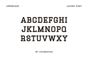 Slab Soldier Textured Font, a Slab Serif Font by UICreative (Thumbnail 10 of 12)