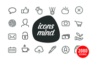 2,080 Icons for iOS, Android & Apps, a Solid Icon by Icon54 (Thumbnail 1 of 5)