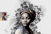 Stylish Ink Art Photoshop Action, an Action Add-On by MRI STUDIO (Thumbnail 4 of 15)