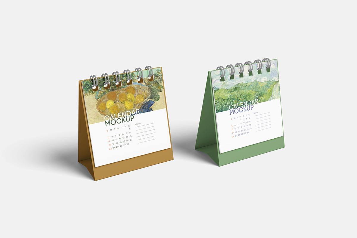 Desk Calendar Mockup, a Product Mockup by MrLetters (Photo 5 of 6)